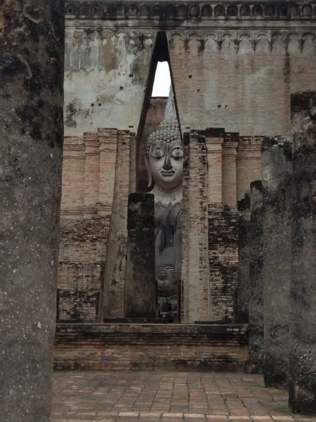 istock Phra Ajana, the big Buddha statue. 1281389590