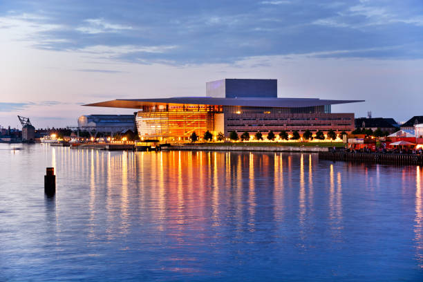 teatro dell'opera di copenaghen - copenhagen opera denmark opera house foto e immagini stock