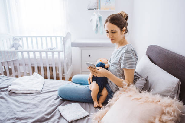 istock Mother breastfeeding baby 1281400399