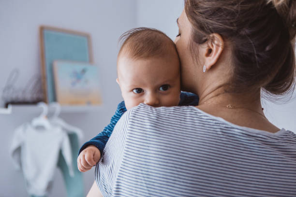 istock Mother and baby son 1281401350