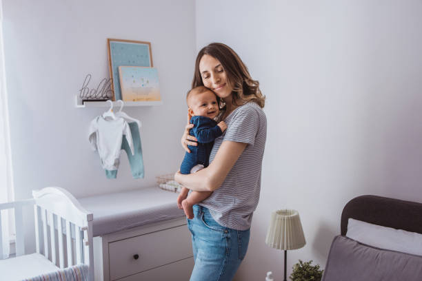 istock Mother and baby son 1281401502