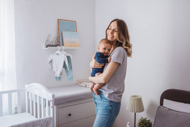 istock Mother and baby son 1281401628