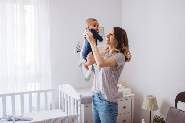 istock Mother and baby son 1281401644