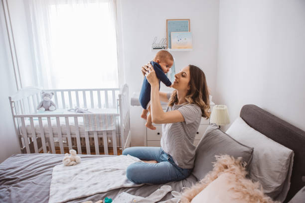 istock Mother and baby son 1281401883