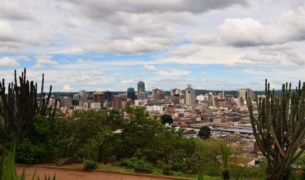 Harare city centre panorama, Zimbabwe