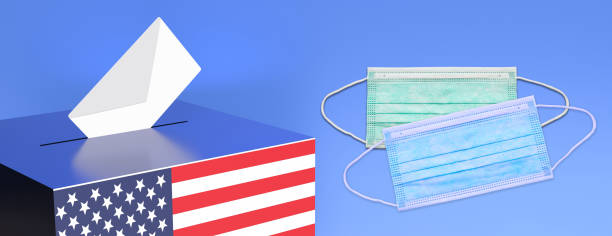 istock US America elections 2020, coronavirus days. 3d illustration 1281404067