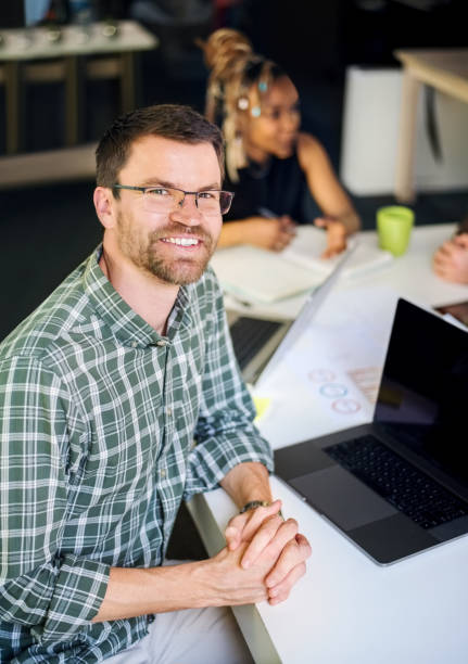 istock Businessman during a meeting 1281405172