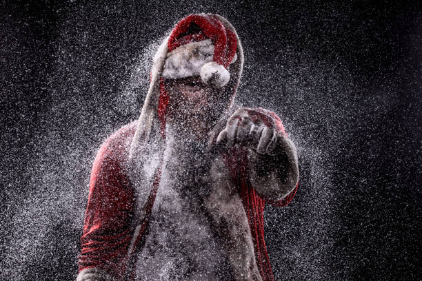 istock Redhead Bad Santa Claus 1281408427