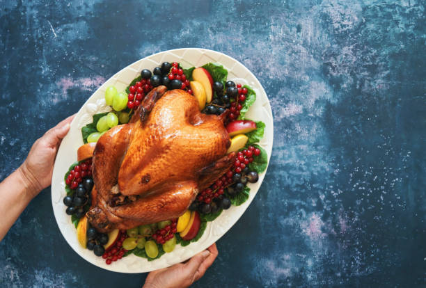 istock Stuffed Turkey for Thanksgiving Holidays 1281409711