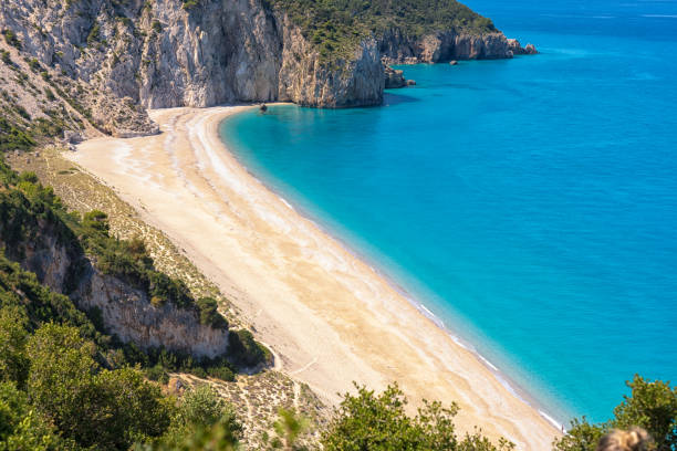 istock Milos beach on Lefkada island, Greece 1281412197