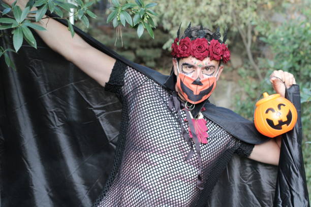istock Man celebrating Halloween in 2020 1281416530