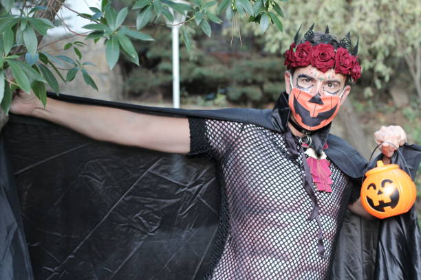istock Man celebrating Halloween in 2020 1281416538
