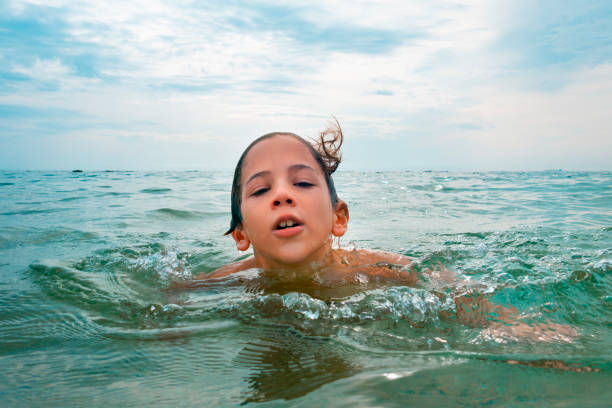 istock Boy Summer fun on the sea 1281417483