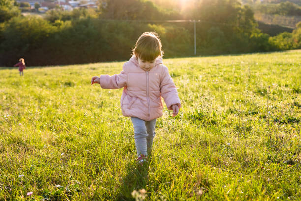 istock Child on the meadow during sunny day 1281417616