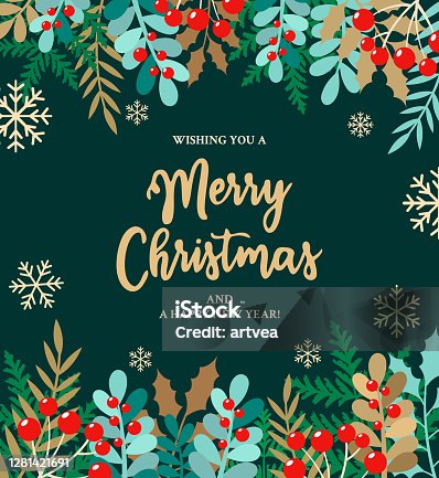 istock Merry Christmas Background 1281421691