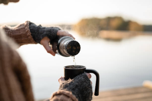 istock Pouring up some hot water for tea 1281423477