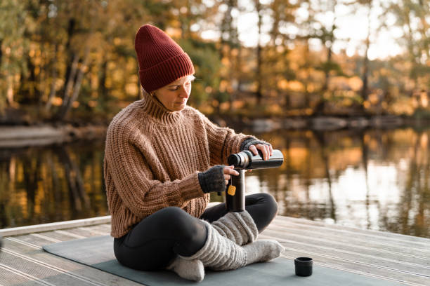 istock Pouring up some hot water for tea 1281423480