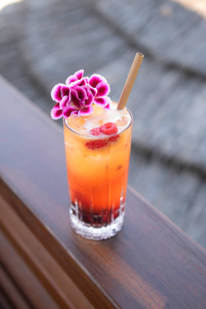 istock Summer fresh cocktails on tropical vacation 1281423780
