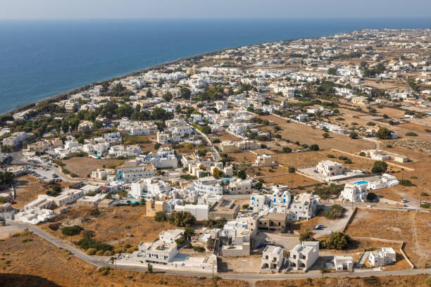 istock View of the Perrisa town, Santorini, Greece. 1281425641