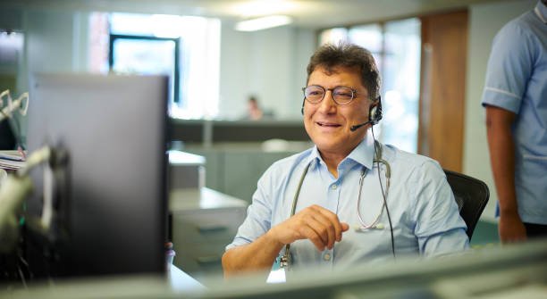 istock doctor's good news 1281426394