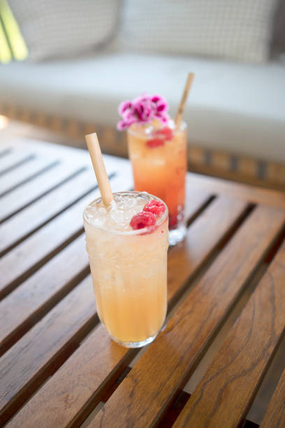 istock Summer fresh cocktails on tropical vacation 1281427055