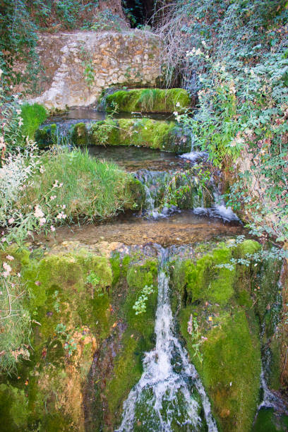 istock Small waterfall in La Trinidad Park in Cuenca 1281428680