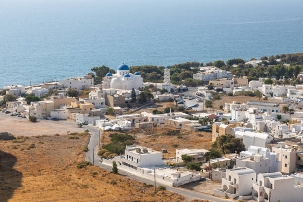 istock View of the Perrisa from the path to Ancient Thira, Santorini. 1281436775