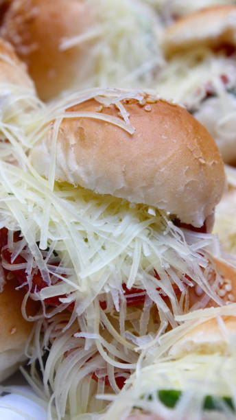istock Food - small sandwiches with various fillings 1281436989