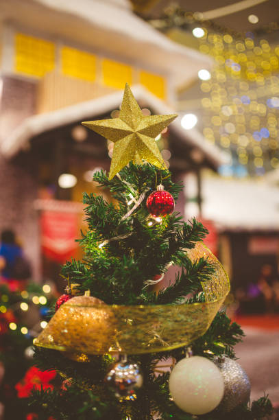 istock Close up of Christmas ornament on tree 1281440713