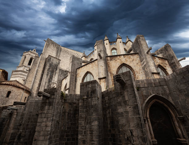 view of Catedral de Gerona. Spain.