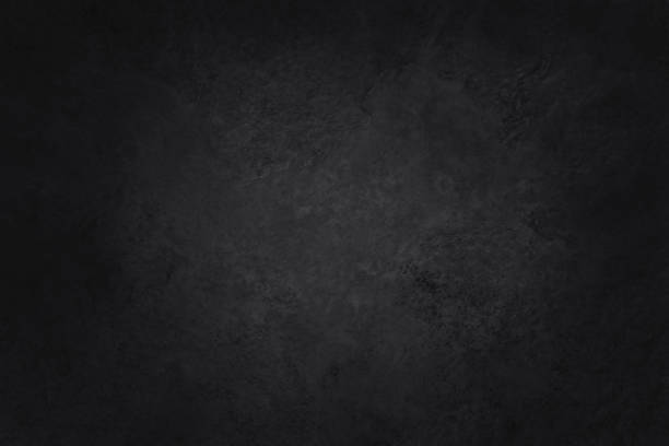 istock Dark grey black slate texture in natural pattern with high resolution for background and design art work. Black stone wall. 1281445357