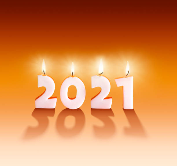 istock Candles showing new year 2021 1281453982