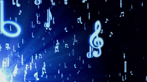 Abstract Moving Music Musical Symbols Notes Animated Loop Background Stock  Video - Download Video Clip Now - iStock