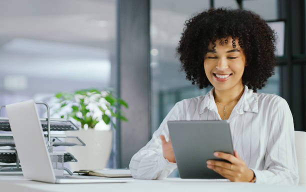 istock Giving her business the attention it deserves 1281459845