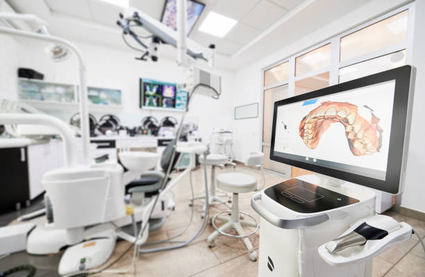 istock Dental intraoral scanner in modern clinic. 1281462701