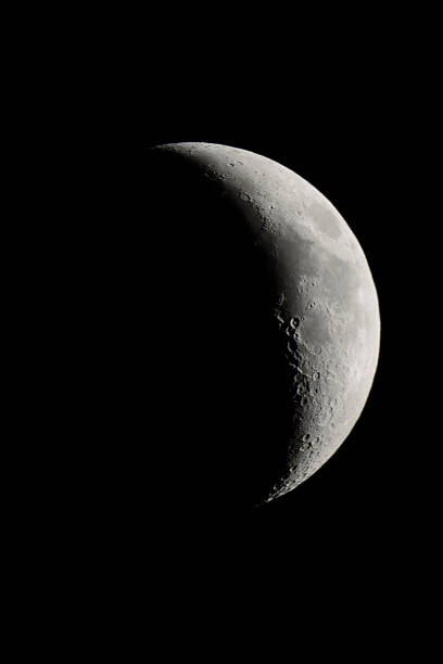 istock Our satellite the Moon in the waxing phase. 1281463335