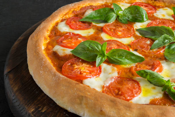 istock Italian pizza Margarita. 1281464328