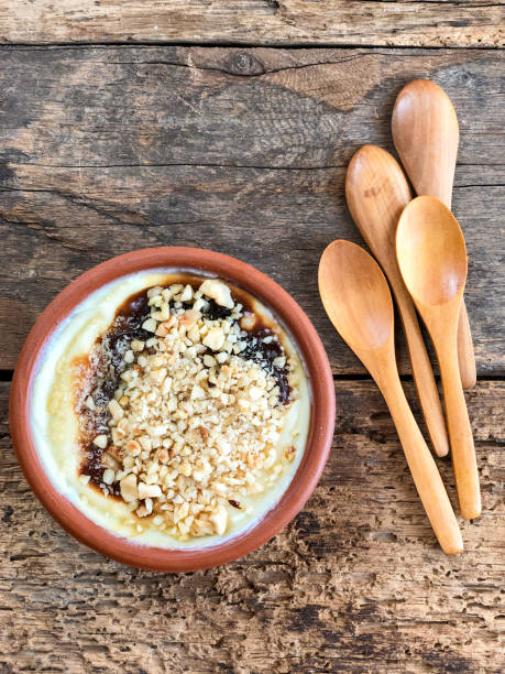 istock baked rice pudding that is traditional Turkish dessert on table 1281464787