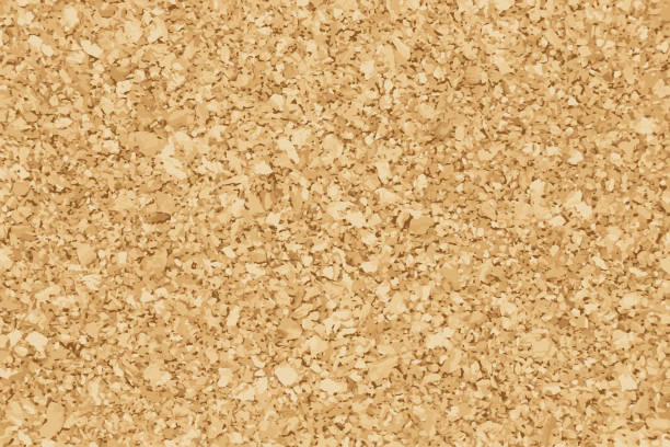 ilustrações de stock, clip art, desenhos animados e ícones de brown yellow color of cork textured background (vector) - bulletin board backgrounds cork thumbtack