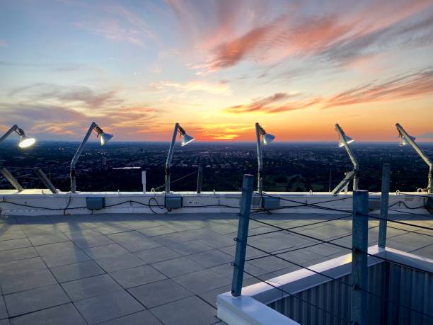 istock Top view from a tower in Montreal 1281470973