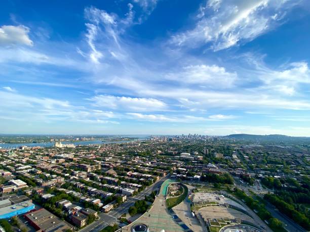 istock Beautiful panoramic view of Montreal in a sunny day 1281470975