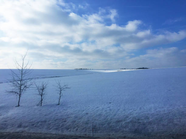 zimowy krajobraz w czechach - czech republic ski winter skiing zdjęcia i obrazy z banku zdjęć