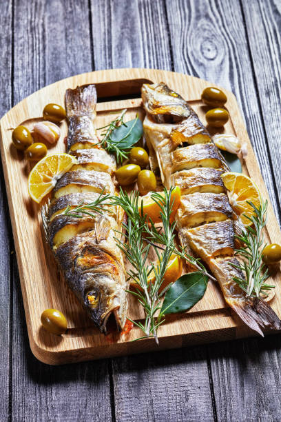 istock Sea Bass fresh 1281474160