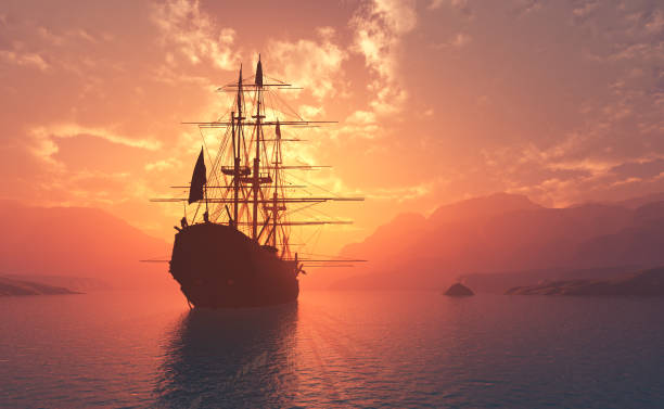 istock Sailboat in the sea. 1281475118