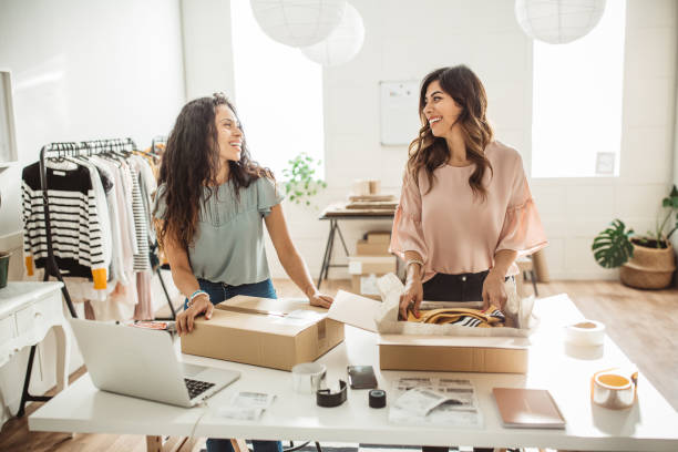 istock Online retail business owners 1281480387