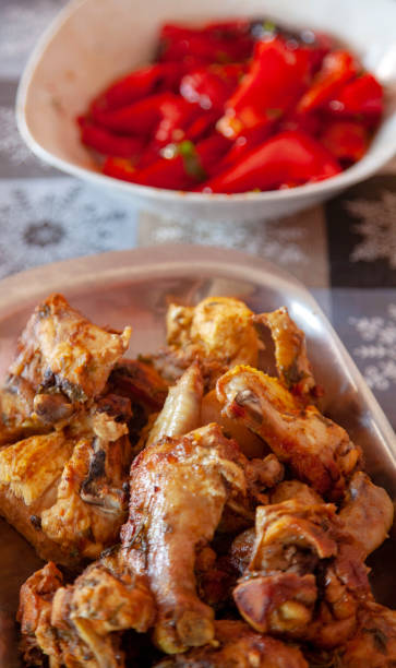 istock Roast chicken with rosemary. 1281480601