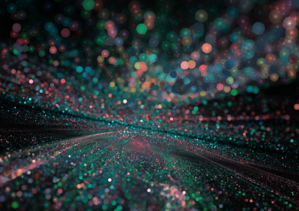 istock Blured background, abstract bokeh fractal design, 3D 1281481676