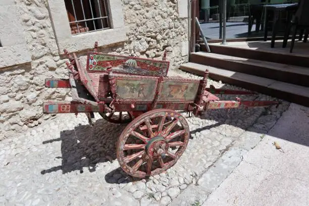 Photo of Syracuse - Sicilian cart in the Archaeological Park of Neapolis