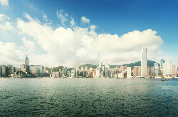 istock Hong Kong harbour, perfect day 1281489370