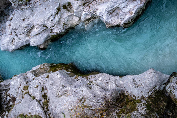 istock River Bed of Soca River in Julian Alps 1281489902